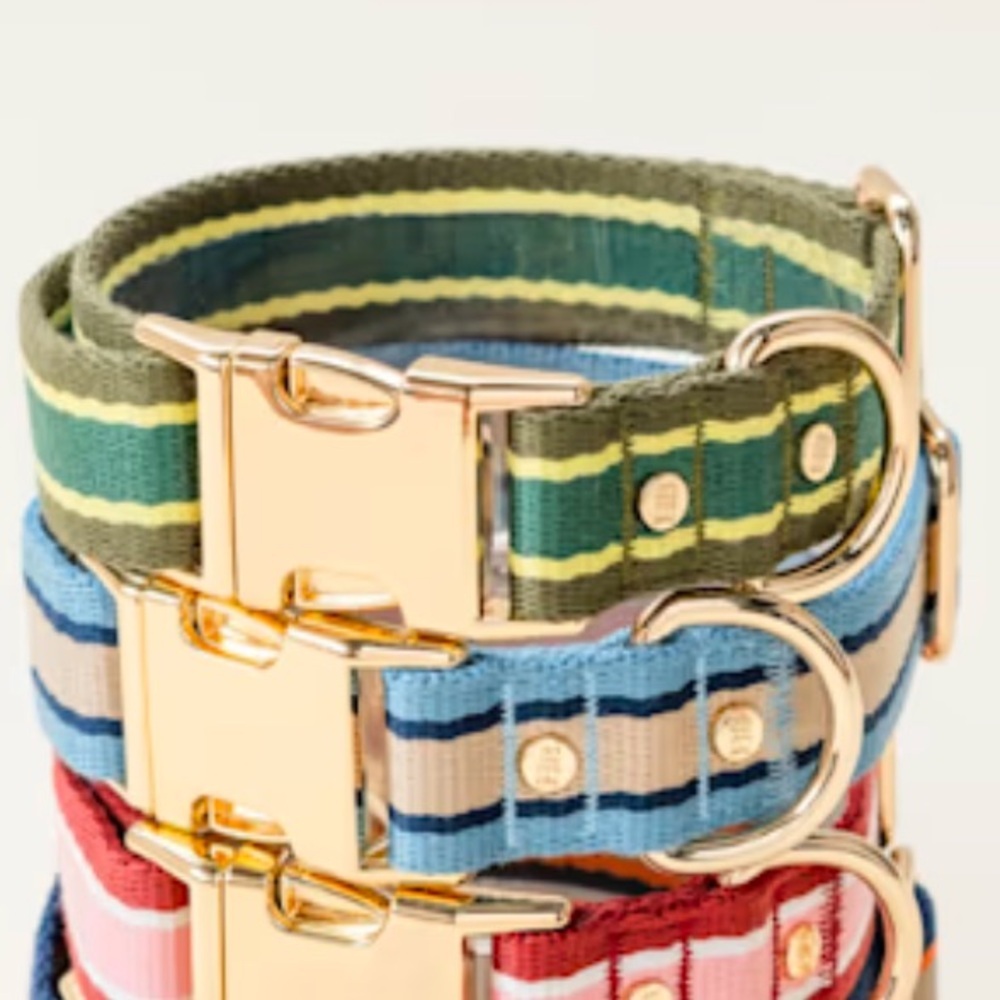 NWT Harry Barker striped dog collar S - Picture 4 of 7